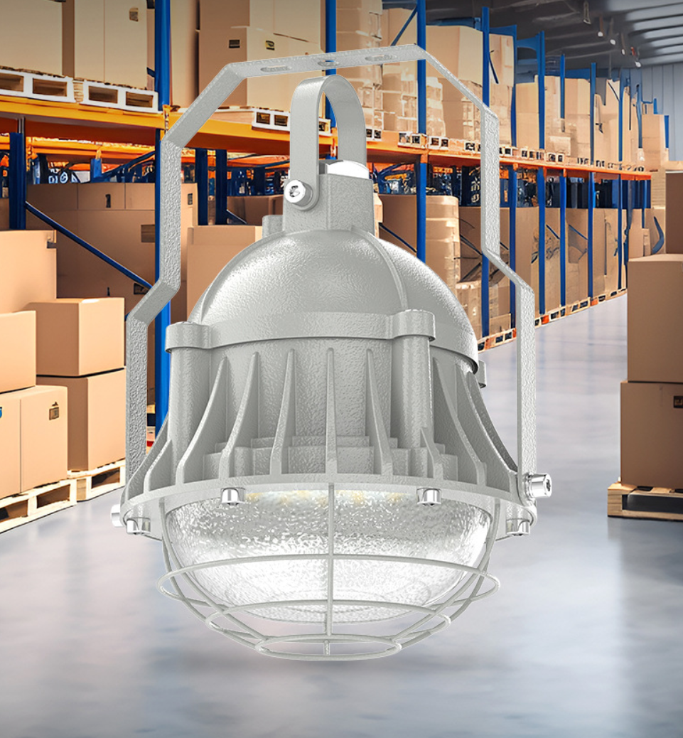 Industrial LED Explosion Proof Light, Special Lighting for Grain Warehouses & Chemical Plants, Three-proof Ceiling Light, Flood Light